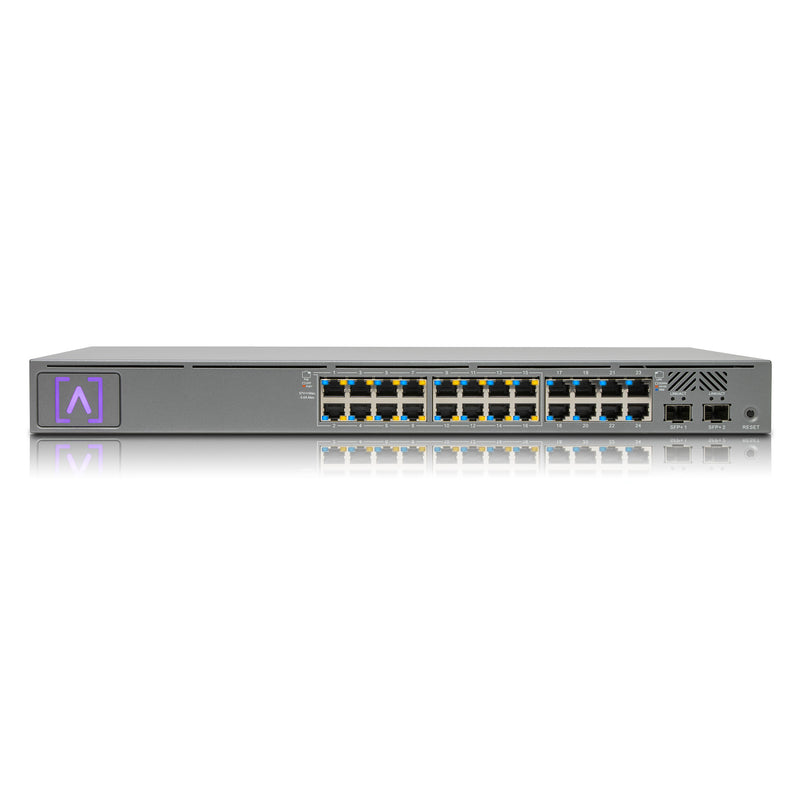 Alta Labs 24 Port PoE+ 240W Powered Network Switch - S24-POE