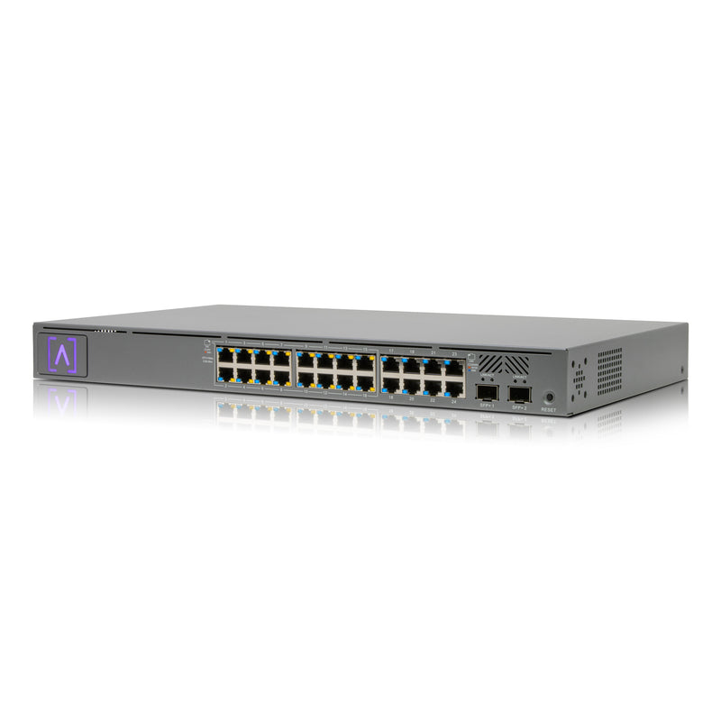 Alta Labs 24 Port PoE+ 240W Powered Network Switch - S24-POE