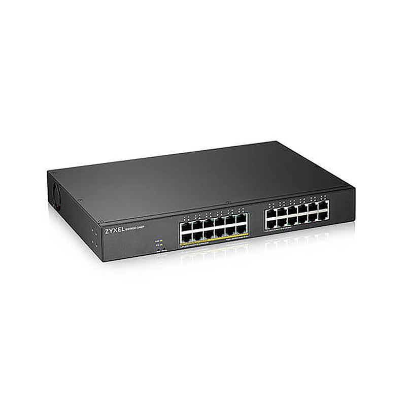 Zyxel GS1900-24EP 24-port GbE L2 12 Port PoE Smart Switch 130 Watt