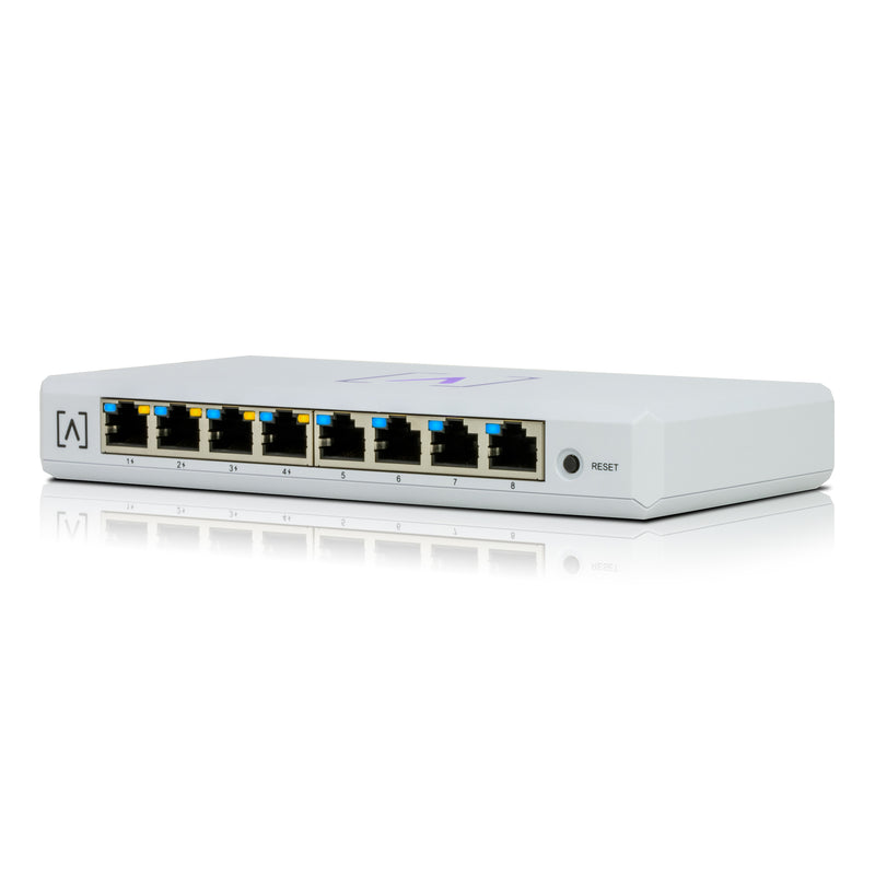 Alta Labs 8 Port PoE+ 60W Powered Network Switch - S8-POE  Alta Labs 8 Port PoE+ 60W Powered Network Switch - S8-POE