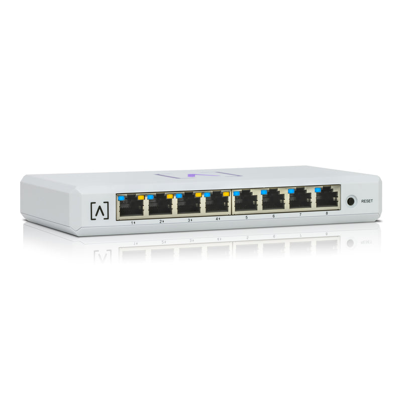 Alta Labs 8 Port PoE+ 60W Powered Network Switch - S8-POE  Alta Labs 8 Port PoE+ 60W Powered Network Switch - S8-POE