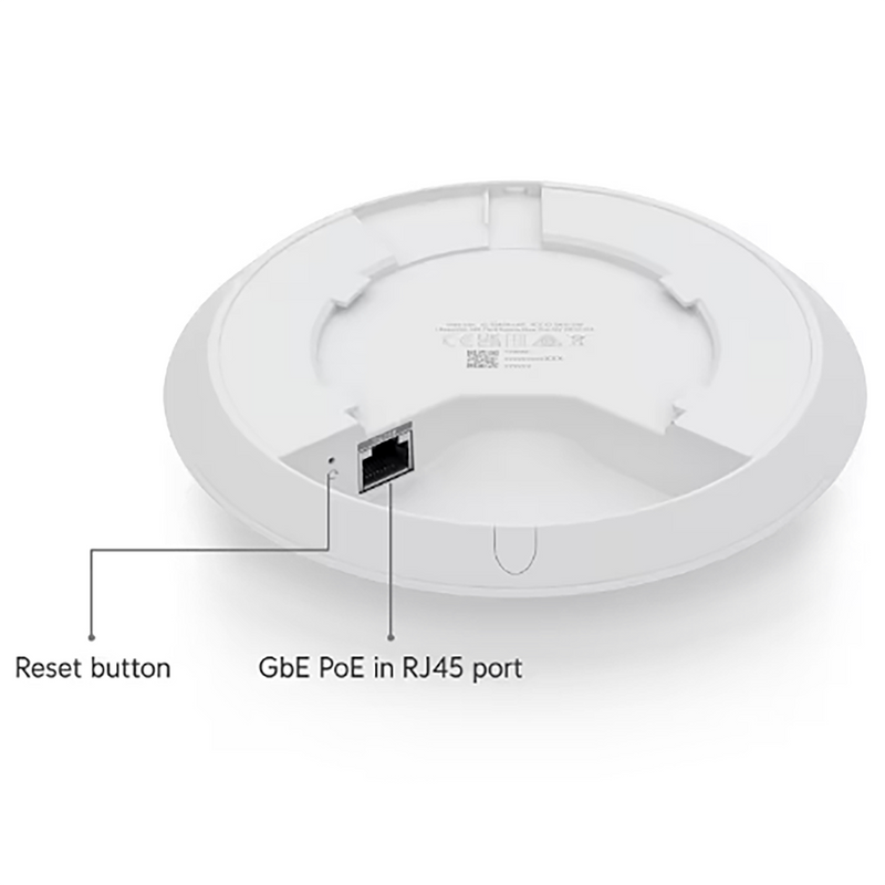 Ubiquiti UniFi U6-Plus WiFi 6 Dual-Band 2x2 Access Point - U6+ (no POE Injector)