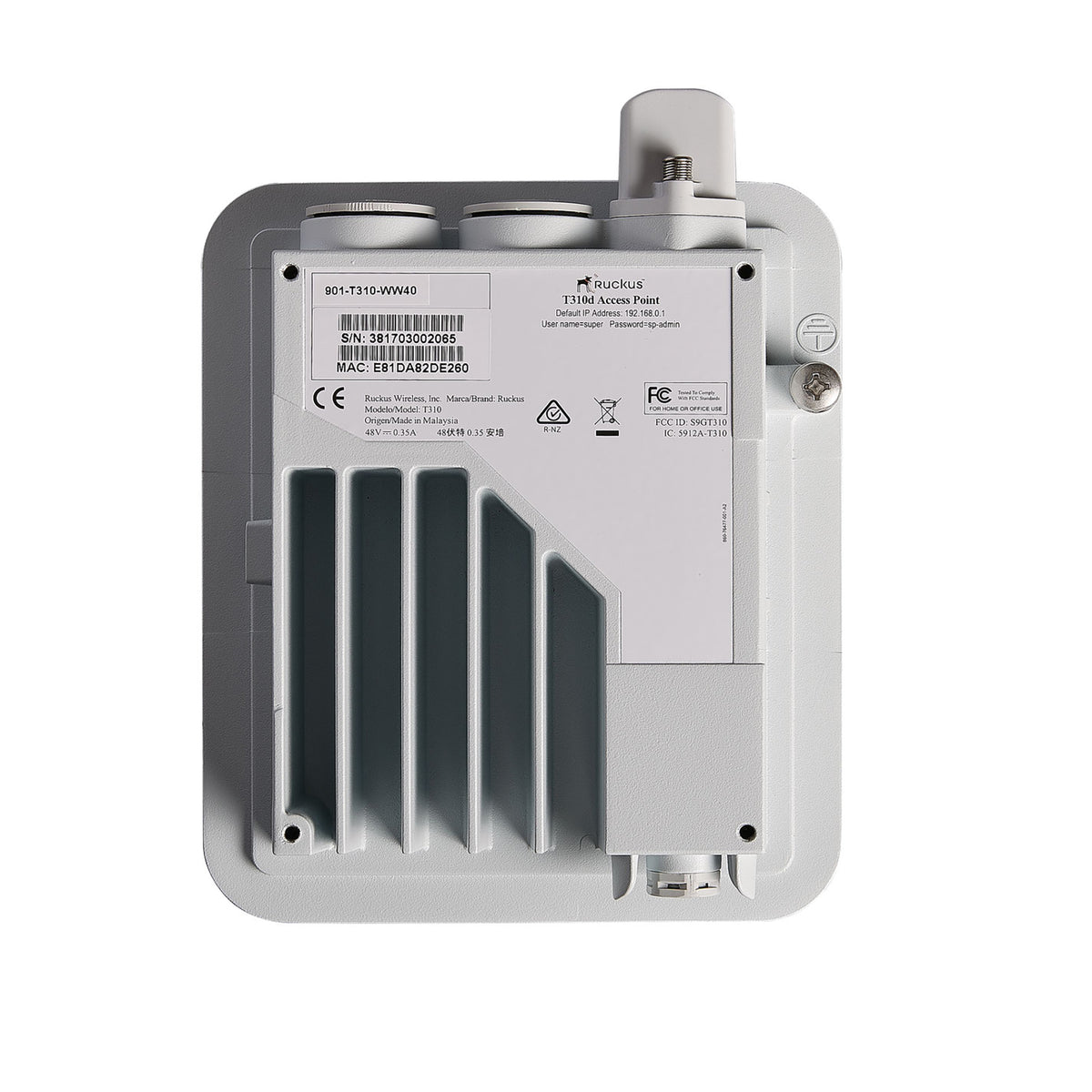 RUCKUS T350屋外 Wi-Fi 6 アクセスポイント ルター　無線LAN Ruckus T350 Wi-Fi 6 Outdoor Access Point